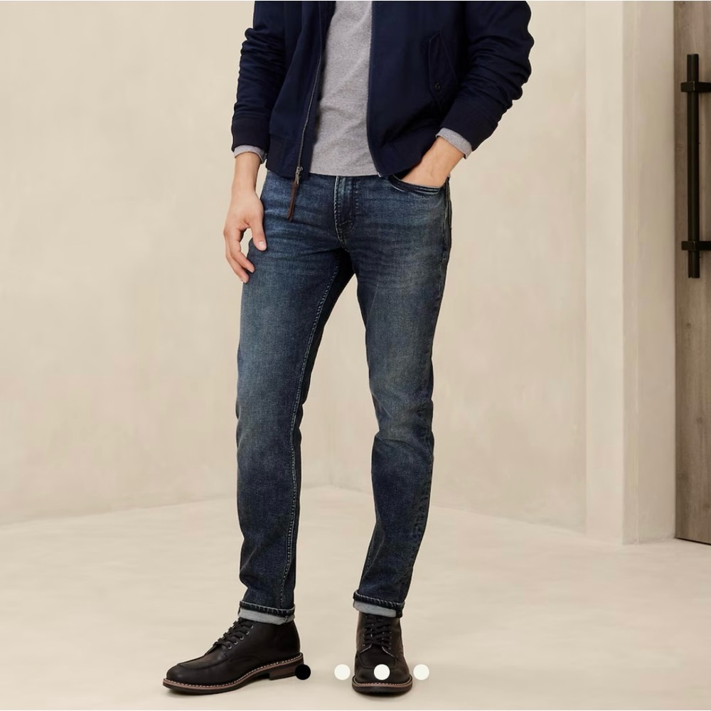 NWT Banana Republic Athletic Fit Travel Jean